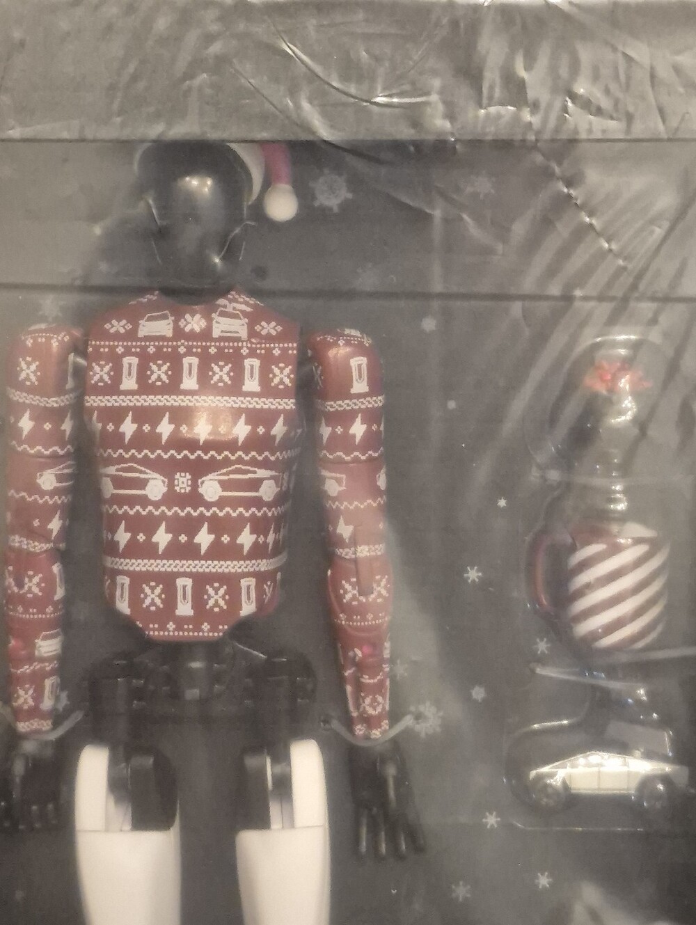 New & Sealed🎅 Tesla Optimus bot Holiday Edition Action Figure Christma